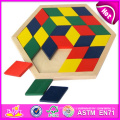 2014 neue Holzblock Puzzle Spielzeug, hohe Qualität Holzblock Puzzle Spielzeug, heißer Verkauf Holzblock Puzzle Spielzeug W13A048